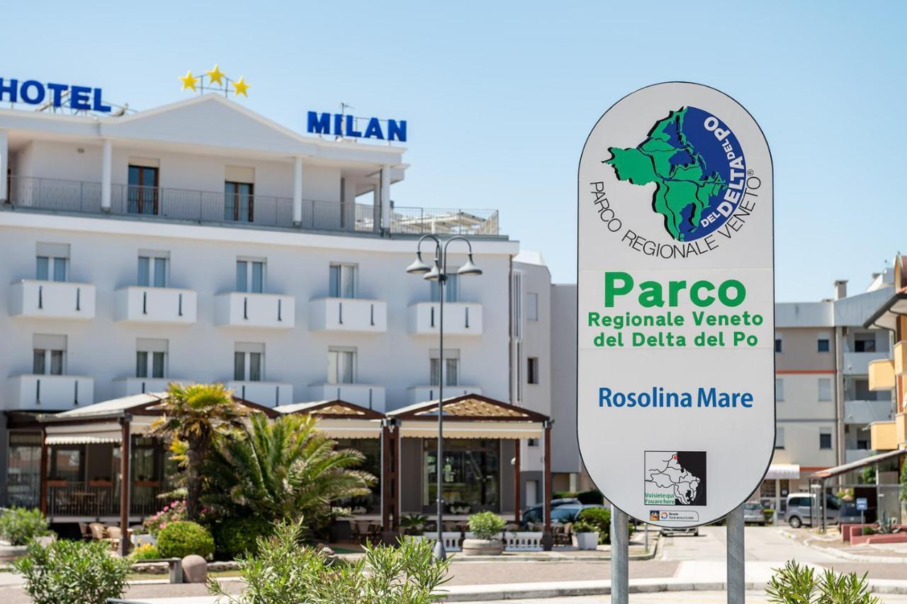 Hotel Milan Rosolina Mare Zewnętrze zdjęcie